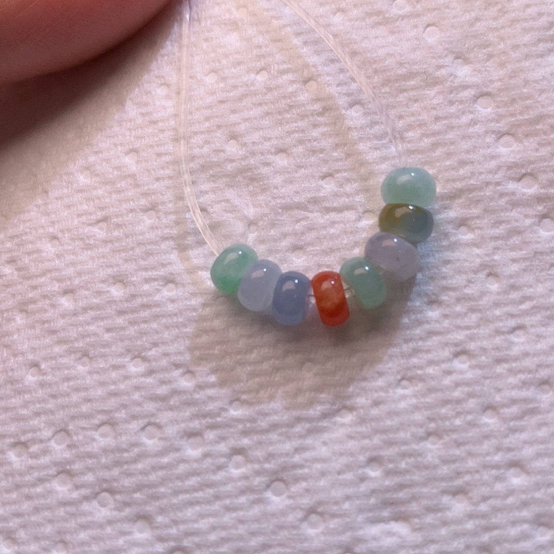 翡翠散珠七彩珠珠31