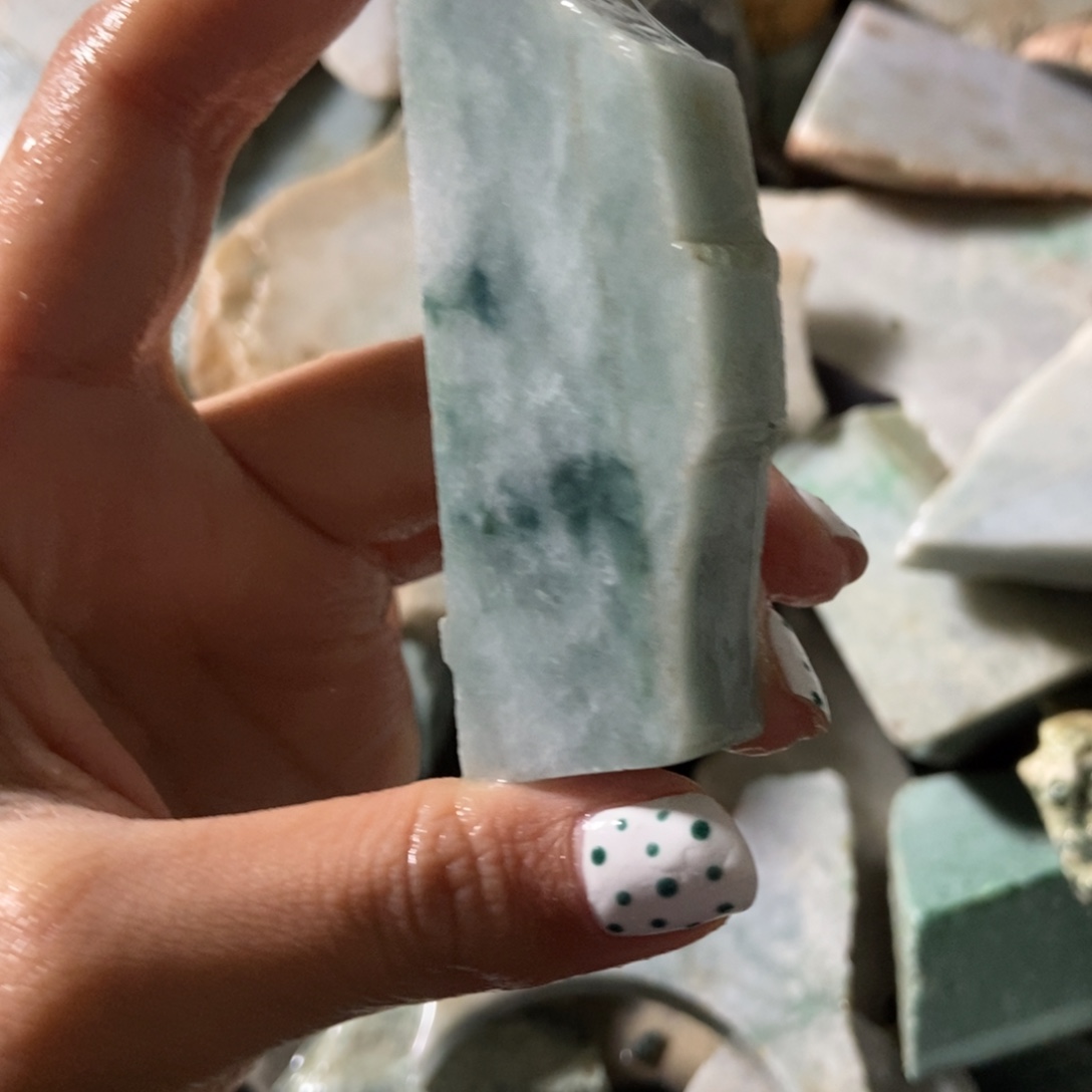 翡翠未镶嵌挂件天然翡翠