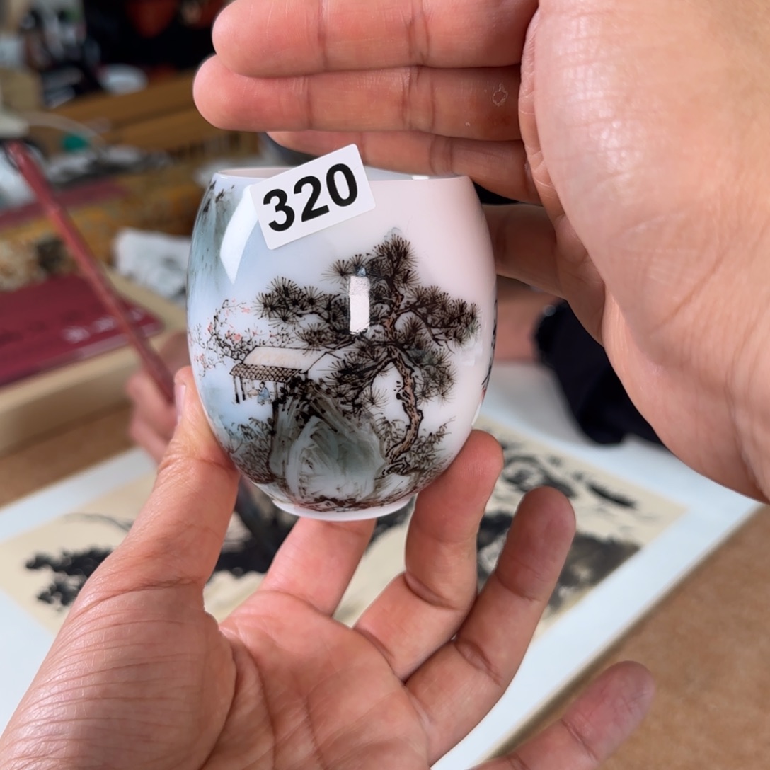 瓷片丁忠兵院长亲工作品