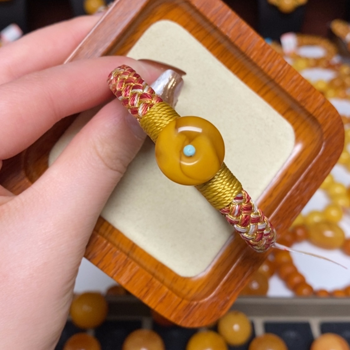 【闪购商品】未镶嵌蜜蜡手链手串