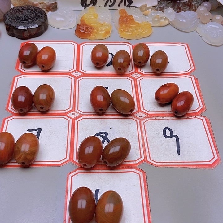 【闪购商品】未镶嵌玛瑙/玉髓珠宝半成品笑**生