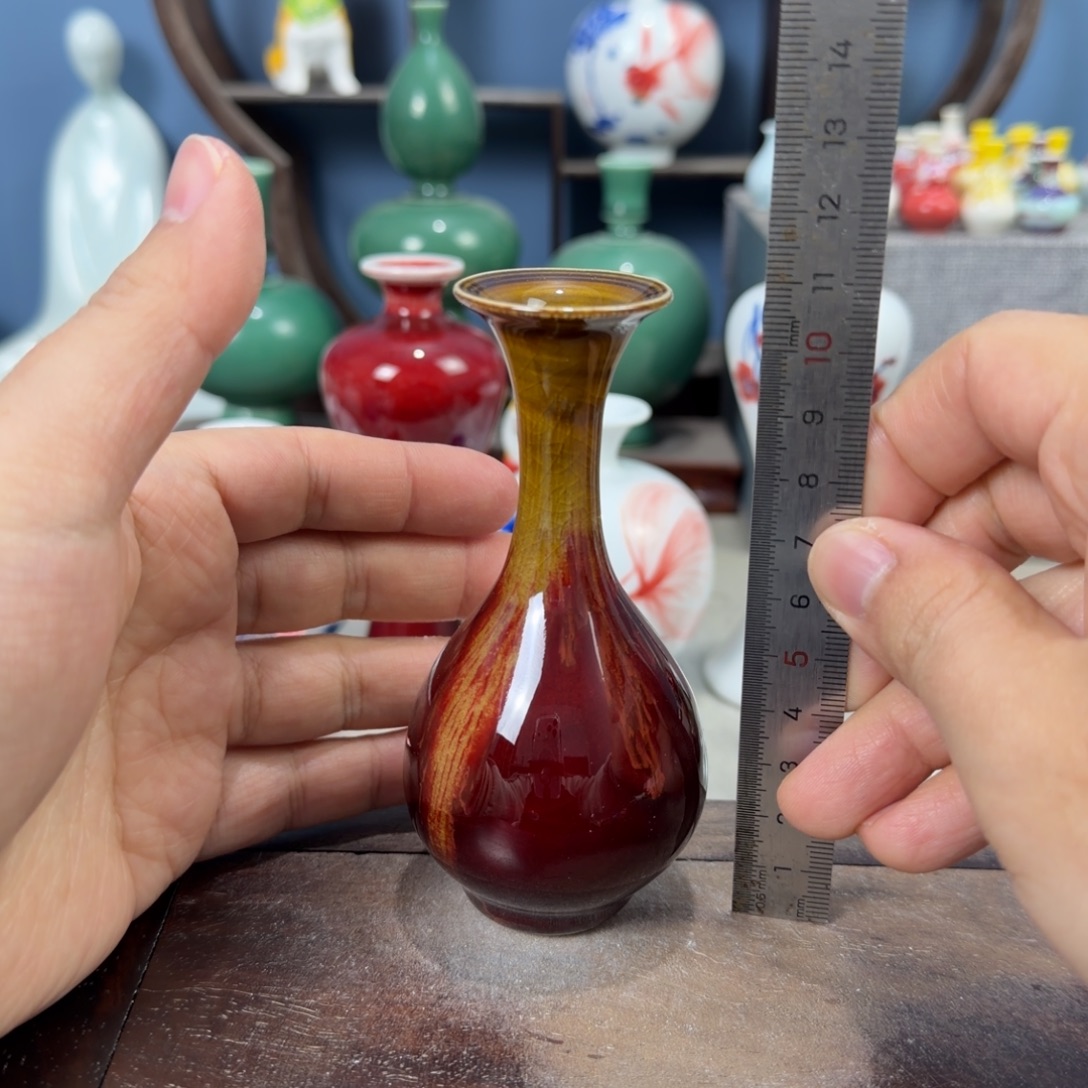 陶瓷手工小花器摆件