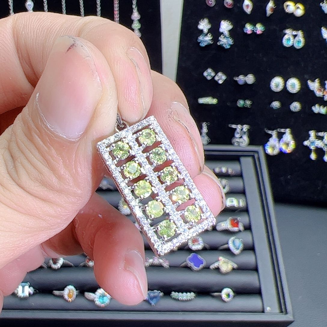 紫晶珠宝半成品银S925镶嵌