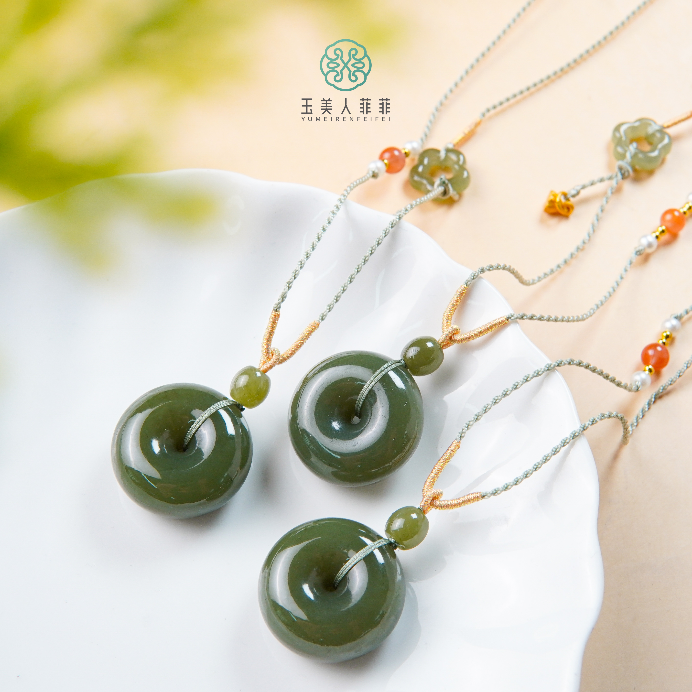 石惑珠宝~和田玉平安扣吊坠约26mm-多样性发一