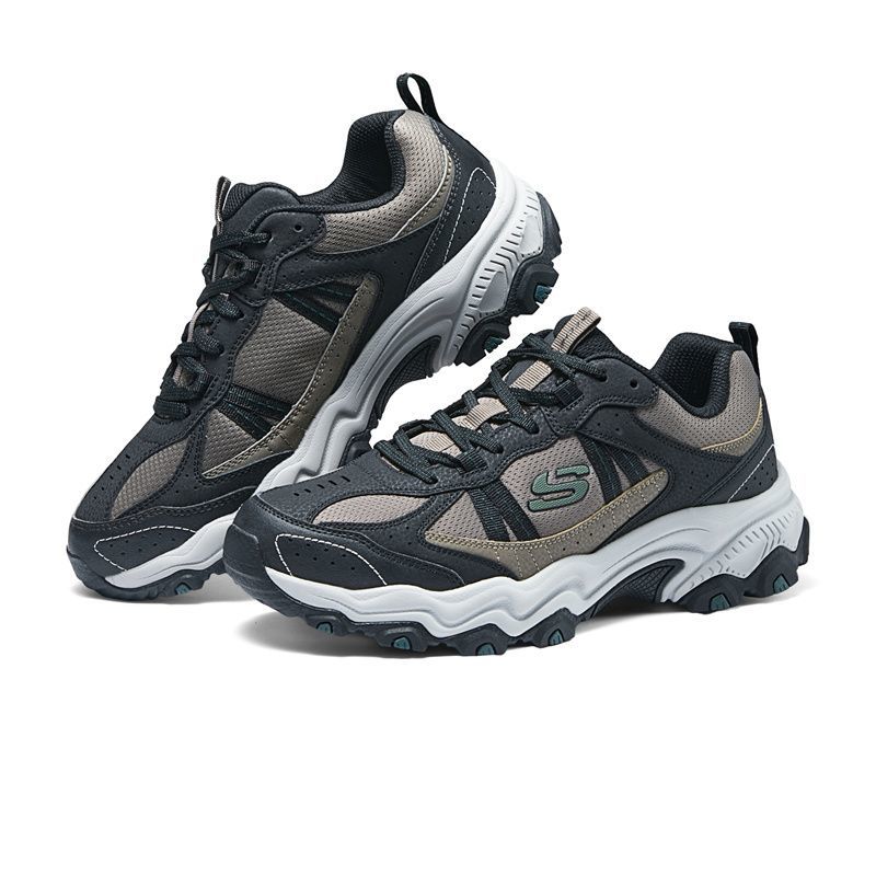 Skechers斯凯奇男士秋季通勤休闲风轻便透气减震户外运动鞋237527