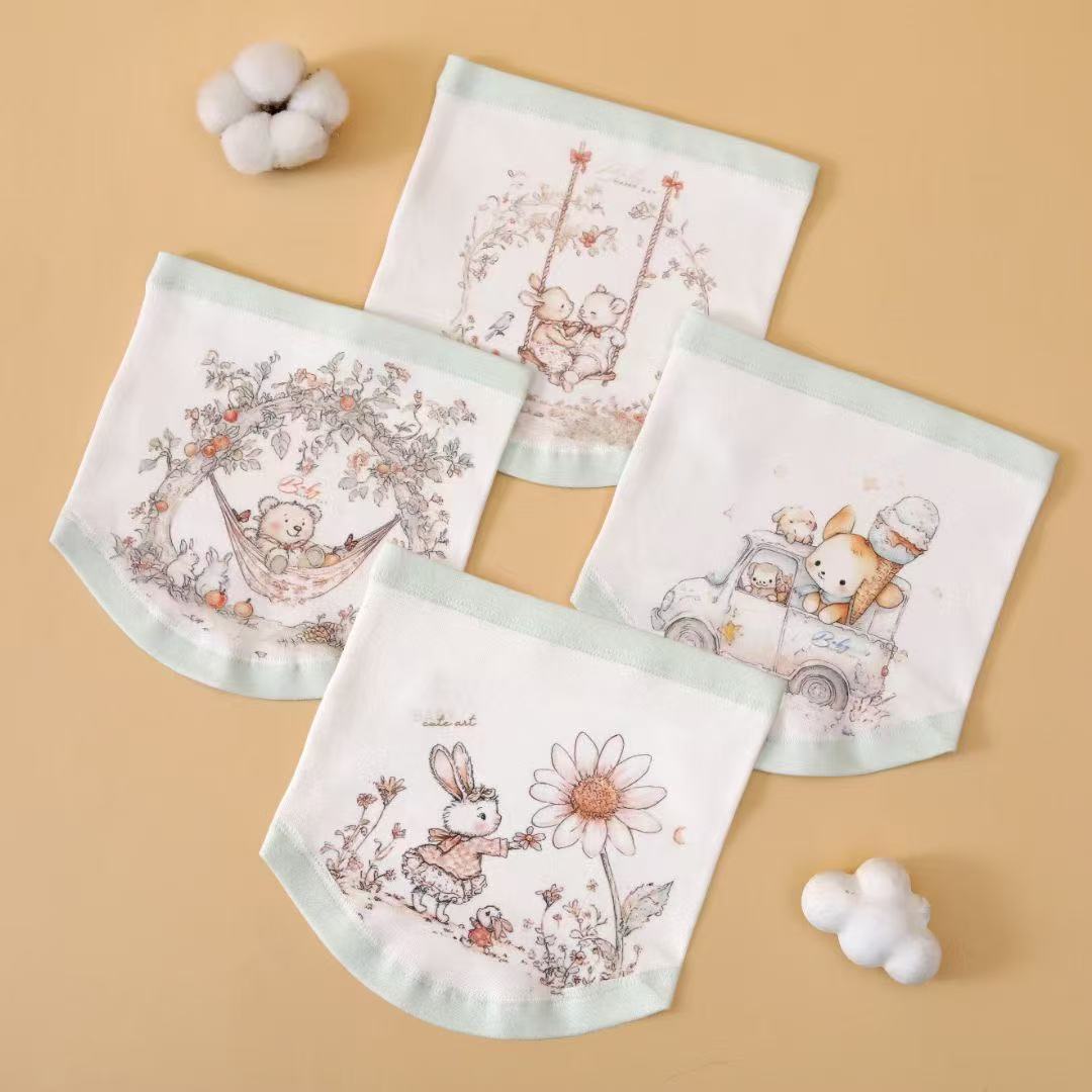 【麦菲熊圆弧肚围】圆弧护肚新生儿婴儿防着凉