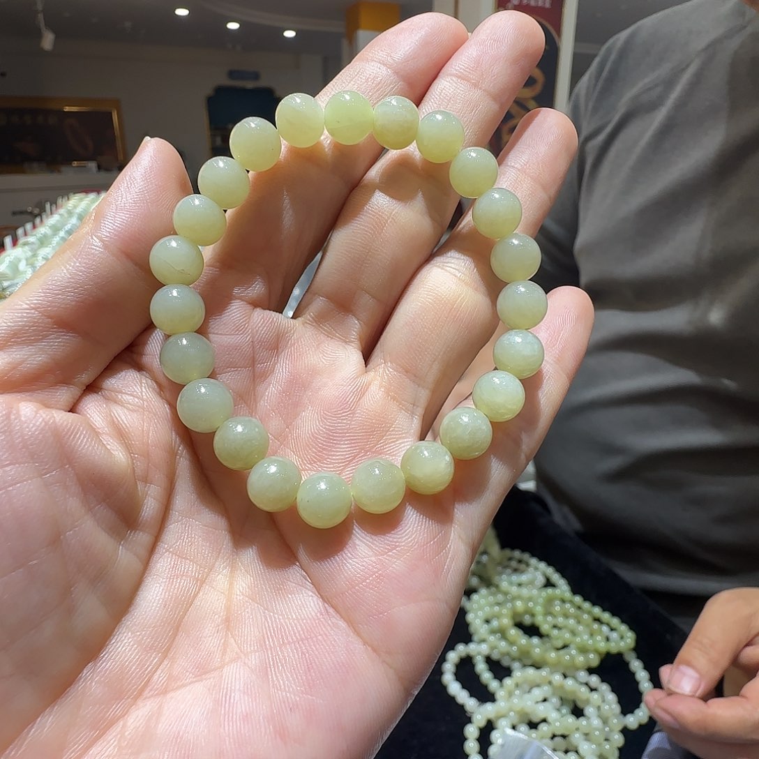 和田玉未镶嵌手链633