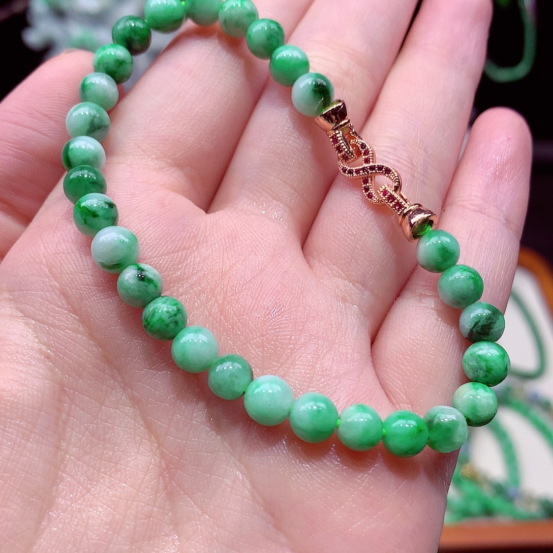 未镶嵌手链翡翠翡翠