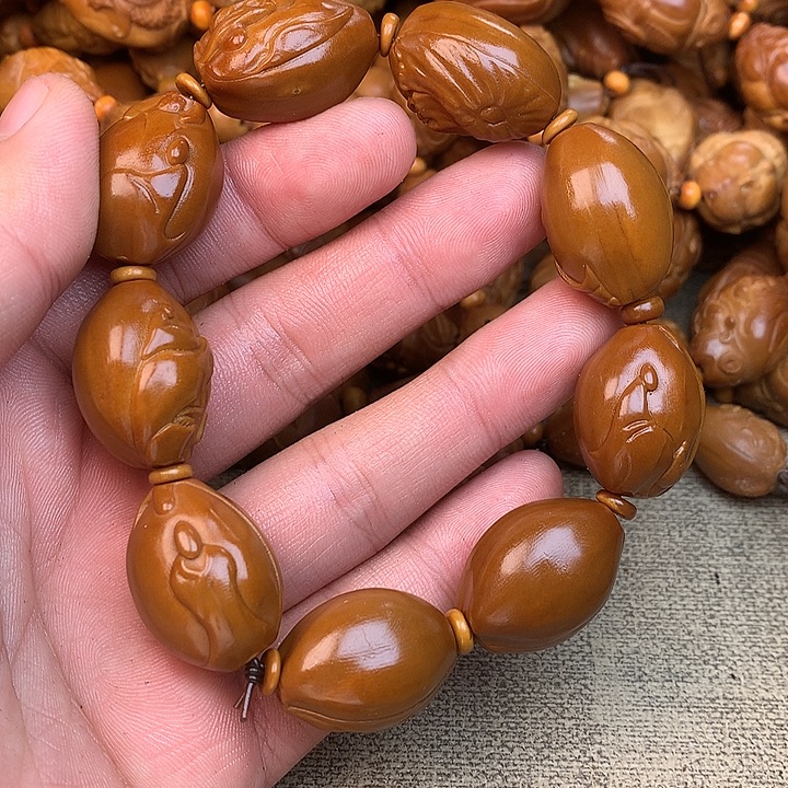 雪***殇橄榄核手串/手链精品橄榄核手串