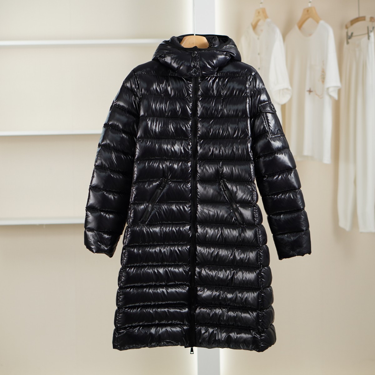 麦迪尚品【高货】5120448 长款连帽保暖羽绒服冬季女装商场同款