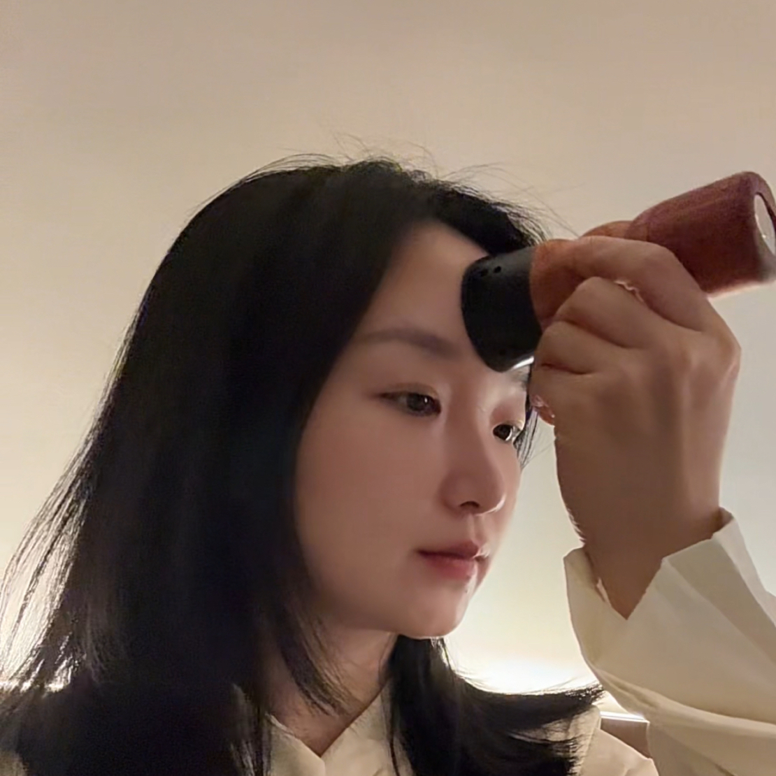 桃花灸面部美容灸艾灸工具提拉紧致面部专用泗水砭石桃花美颜灸