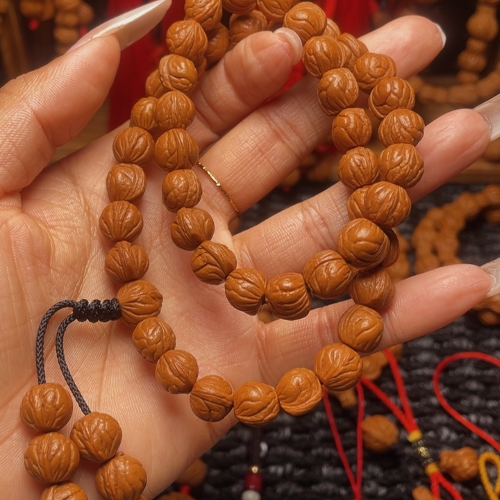 菩提籽类龙纹桃枭挂件