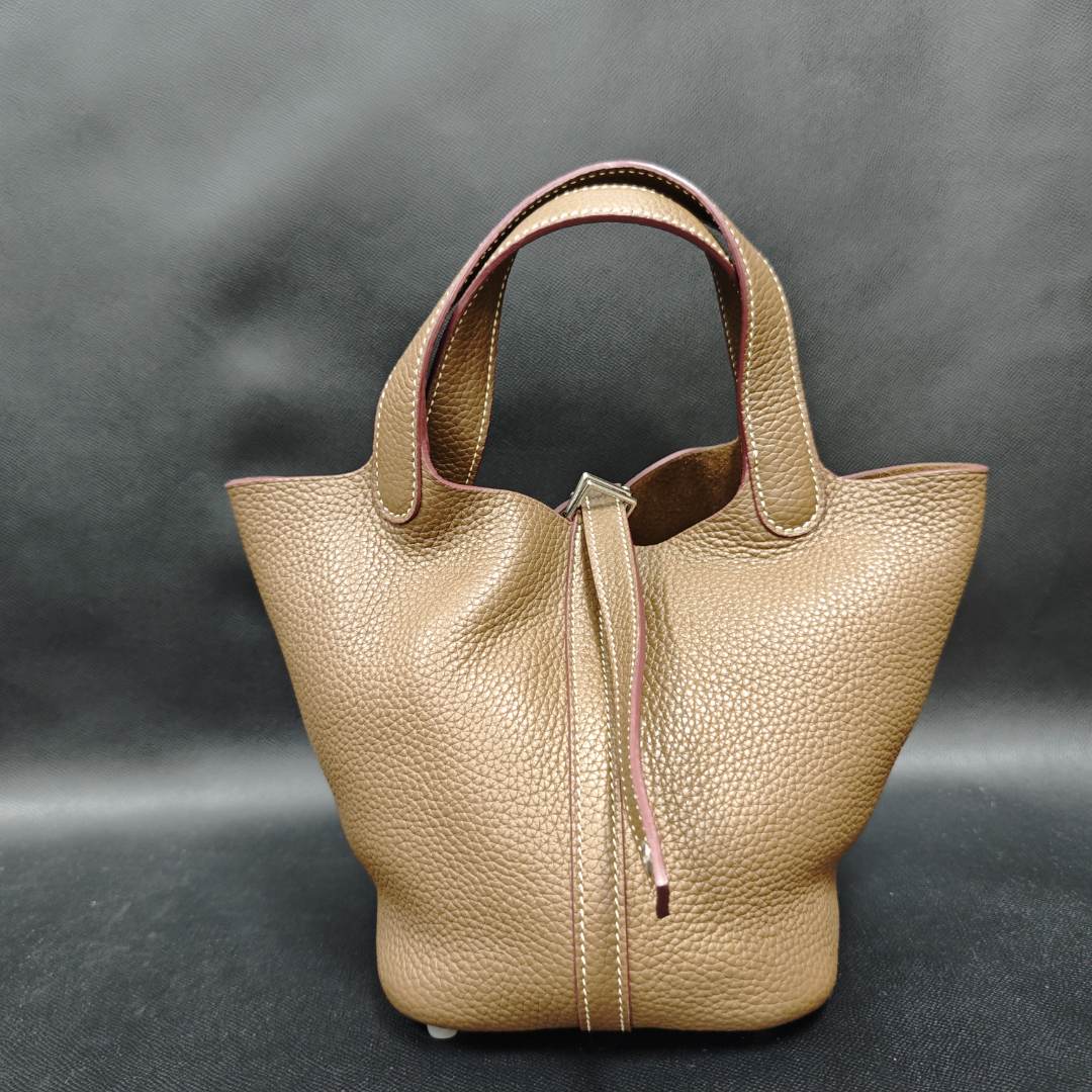 SMVP · 高定奢品 时尚潮流打造真皮女士包时尚篮 10185 大象灰色