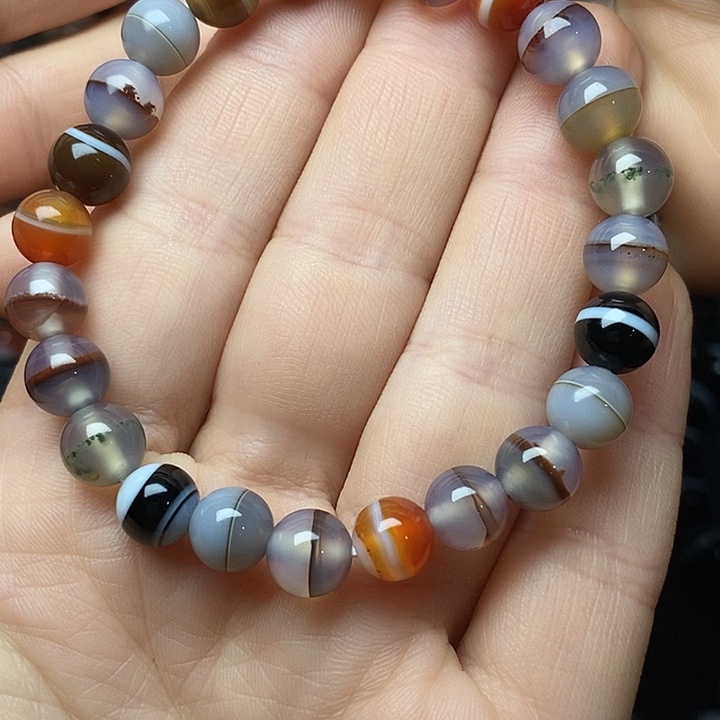 玛瑙/玉髓手链未镶嵌