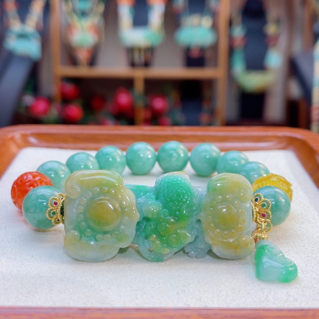 翡翠手串合金48小时鉴赏期