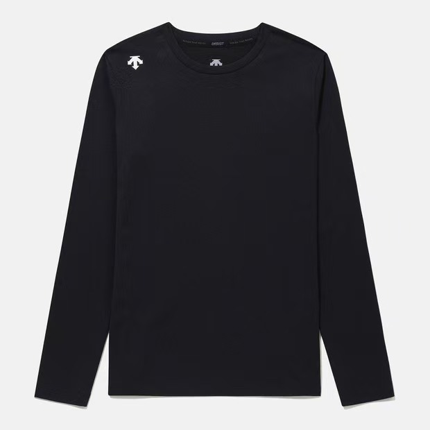 DESCENTE/迪桑特新款圆领长袖T恤运动舒适SQ323UTL72
