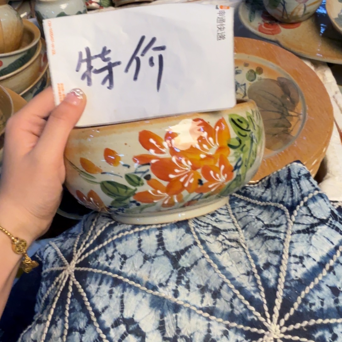 瓷片景德镇陶瓷手工手绘