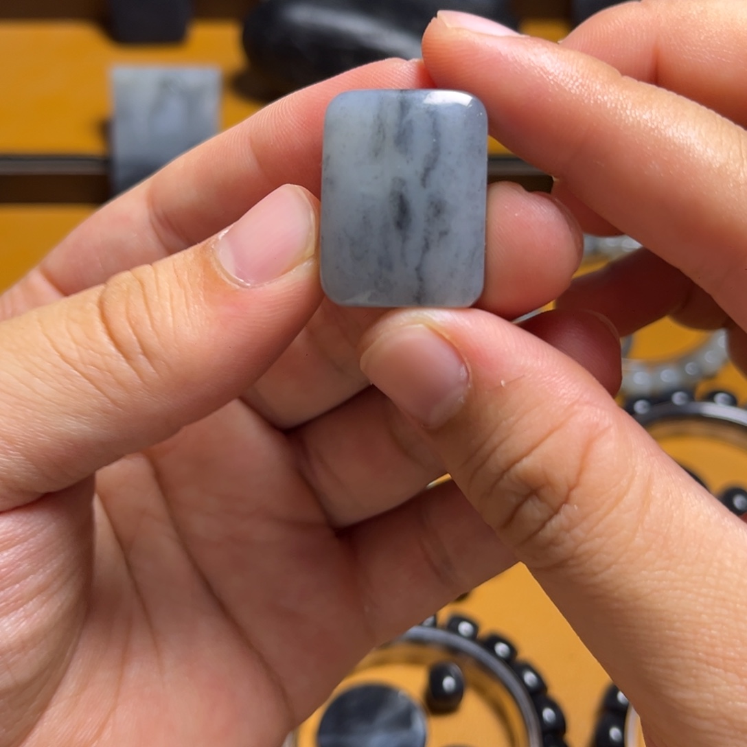 未镶嵌和田玉挂件青花无事牌