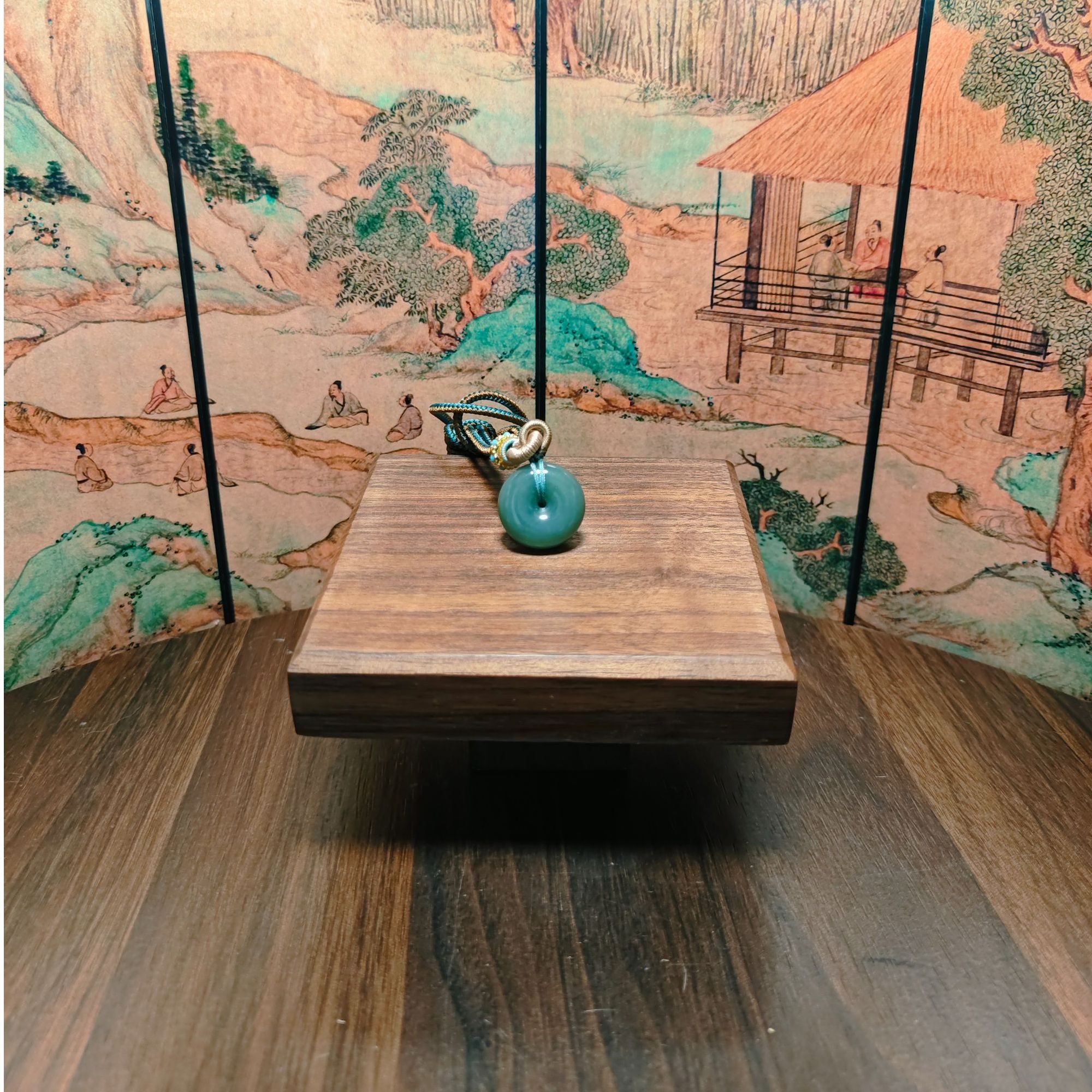 R和田玉平安扣吊坠3923