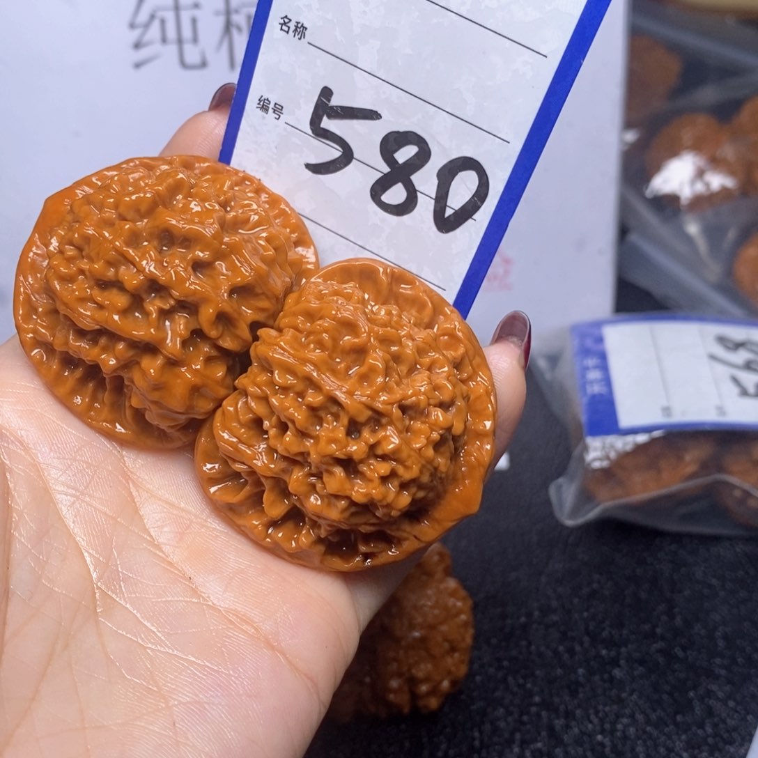 文玩核桃把件580/48官帽