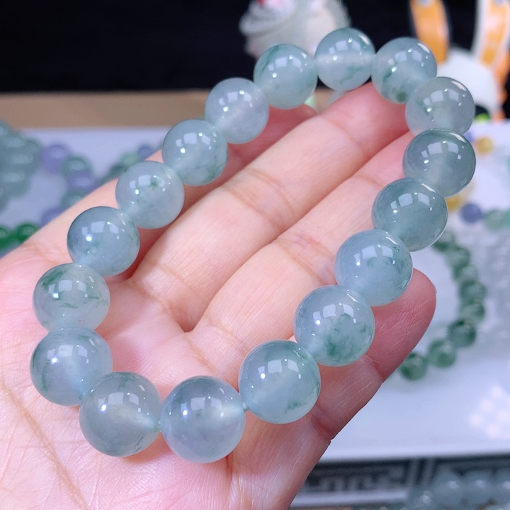 翡翠手链未镶嵌翡翠卡11.9