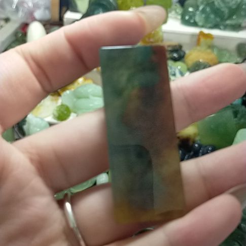 岫玉未镶嵌岫玉挂坠