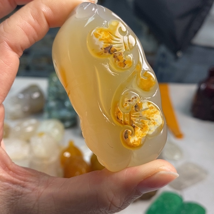 玛瑙/玉髓吊坠(不含链)未镶嵌