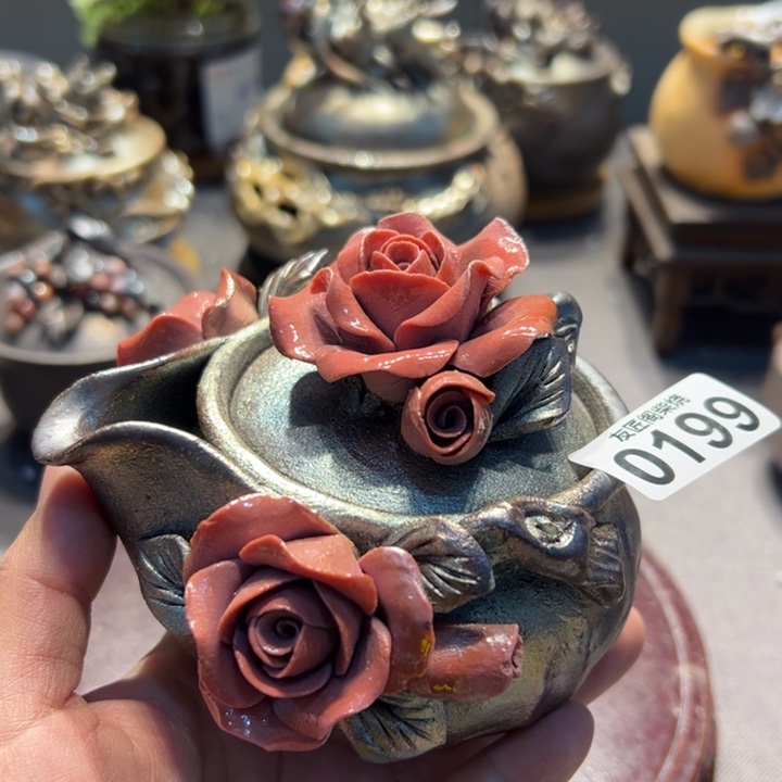 来*柴烧茶器，纯手工制作