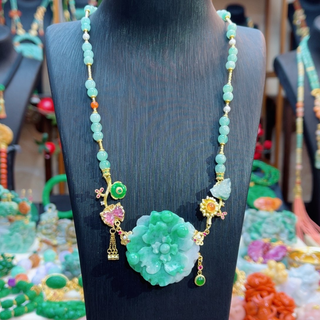 翡翠颈饰合金48小时鉴赏期