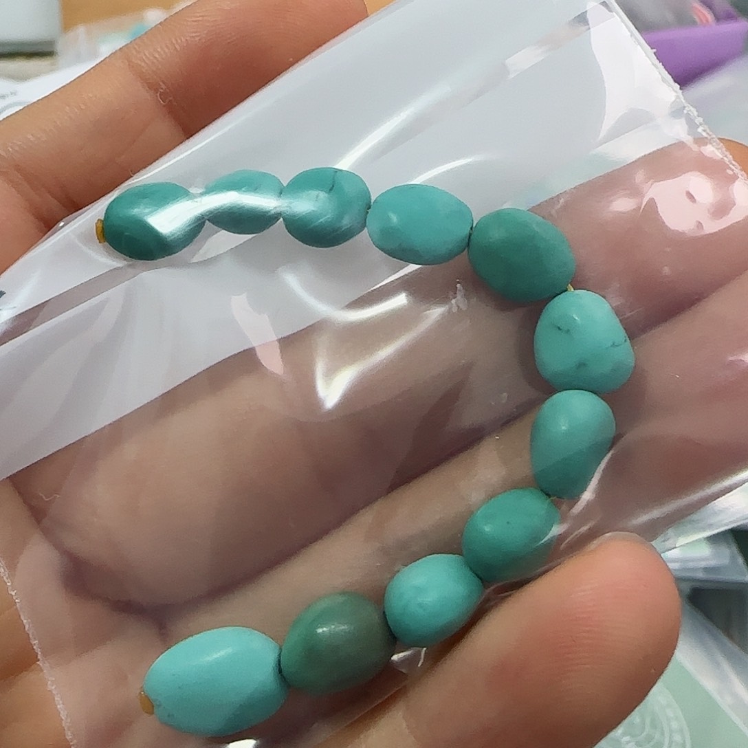 绿松石珠宝半成品未镶嵌