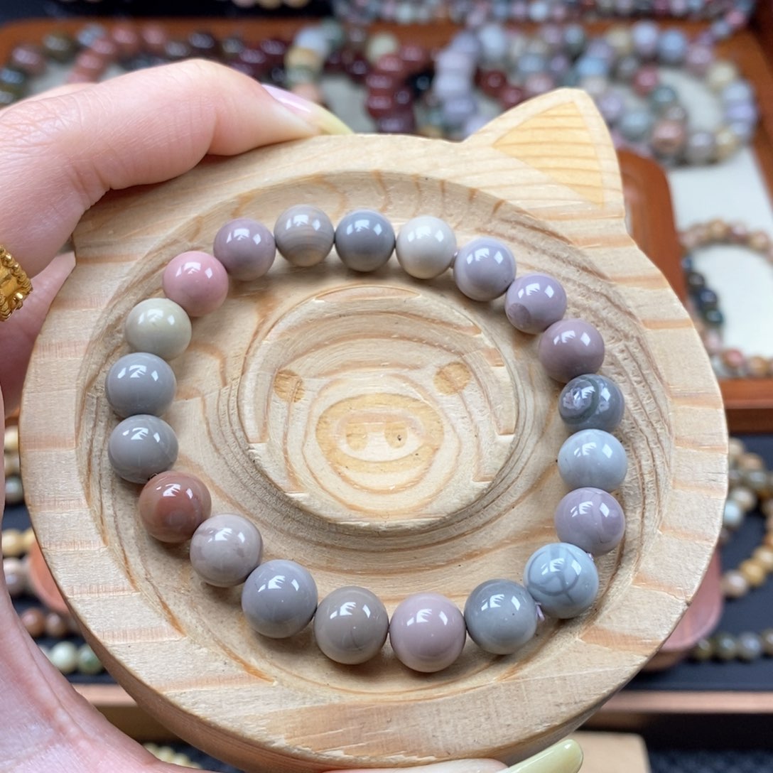 石英质玉手链未镶嵌?***'