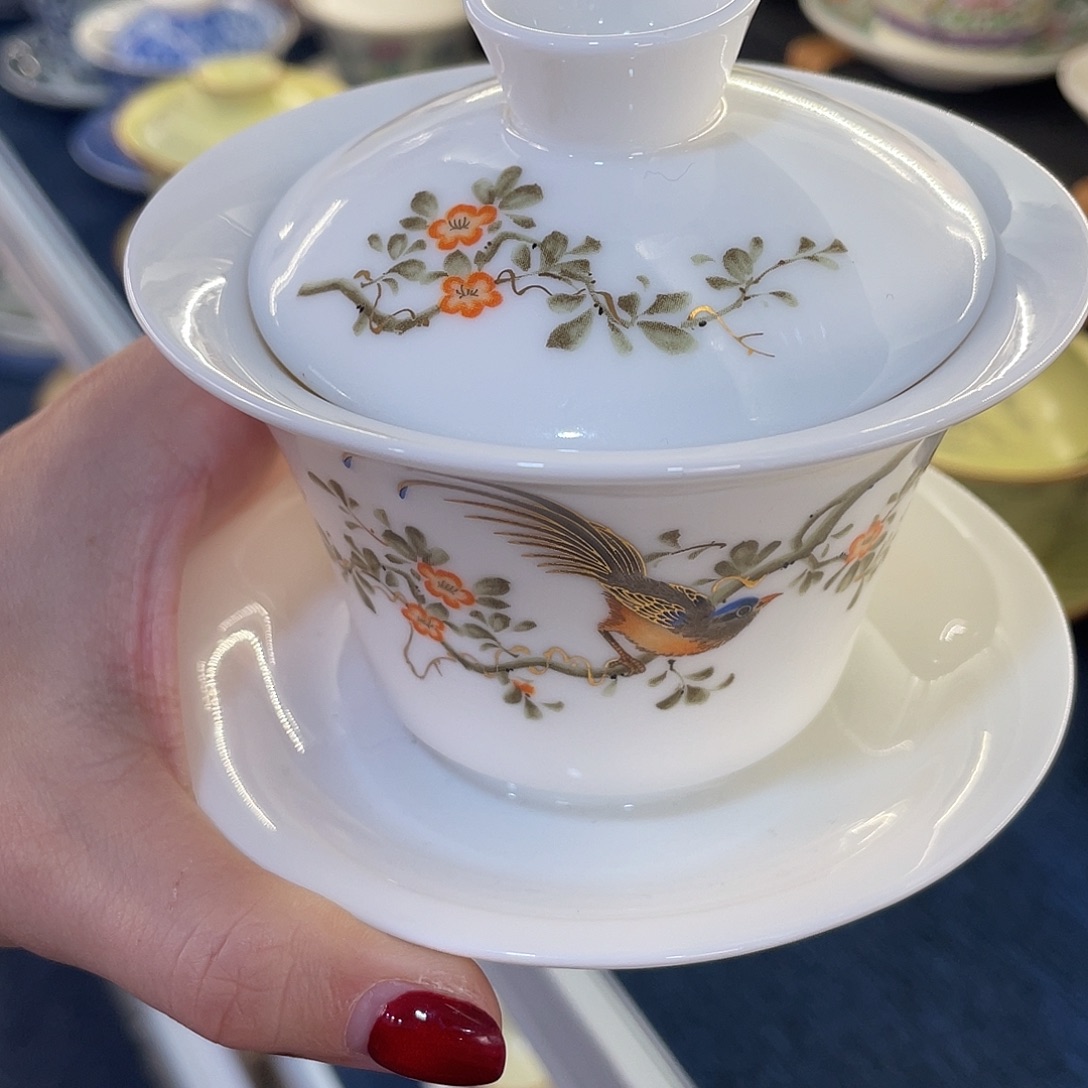 陶景德陶瓷盖碗茶具