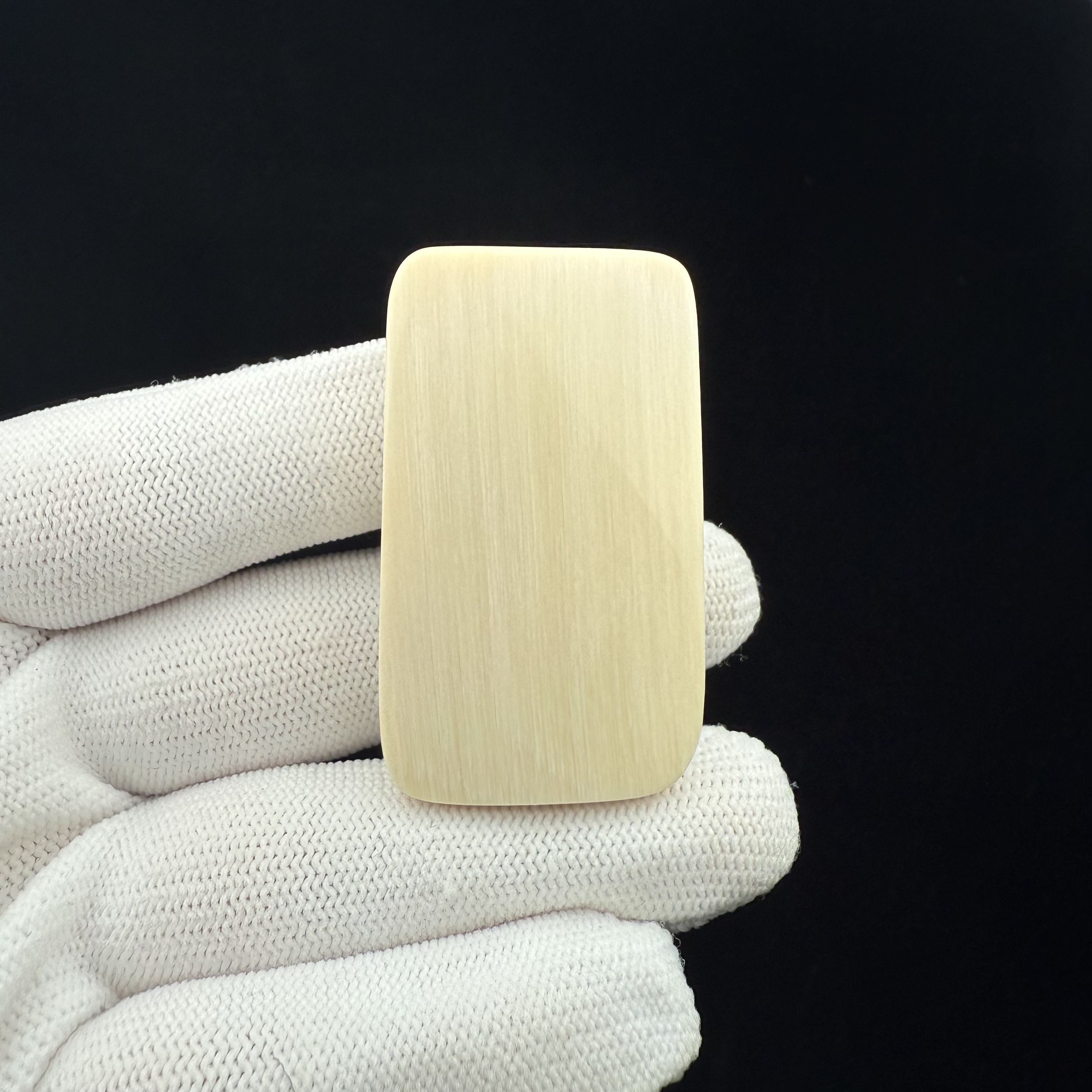 E67-22天然猛犸牙 肥皂28*47.5*13mm支持复检假一罚十