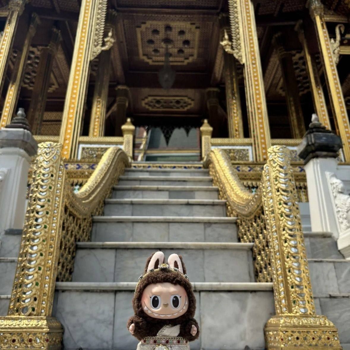 泰妹泡泡泰国妹妹太妹布布搪胶毛绒公仔挂件labubu配饰潮玩可爱