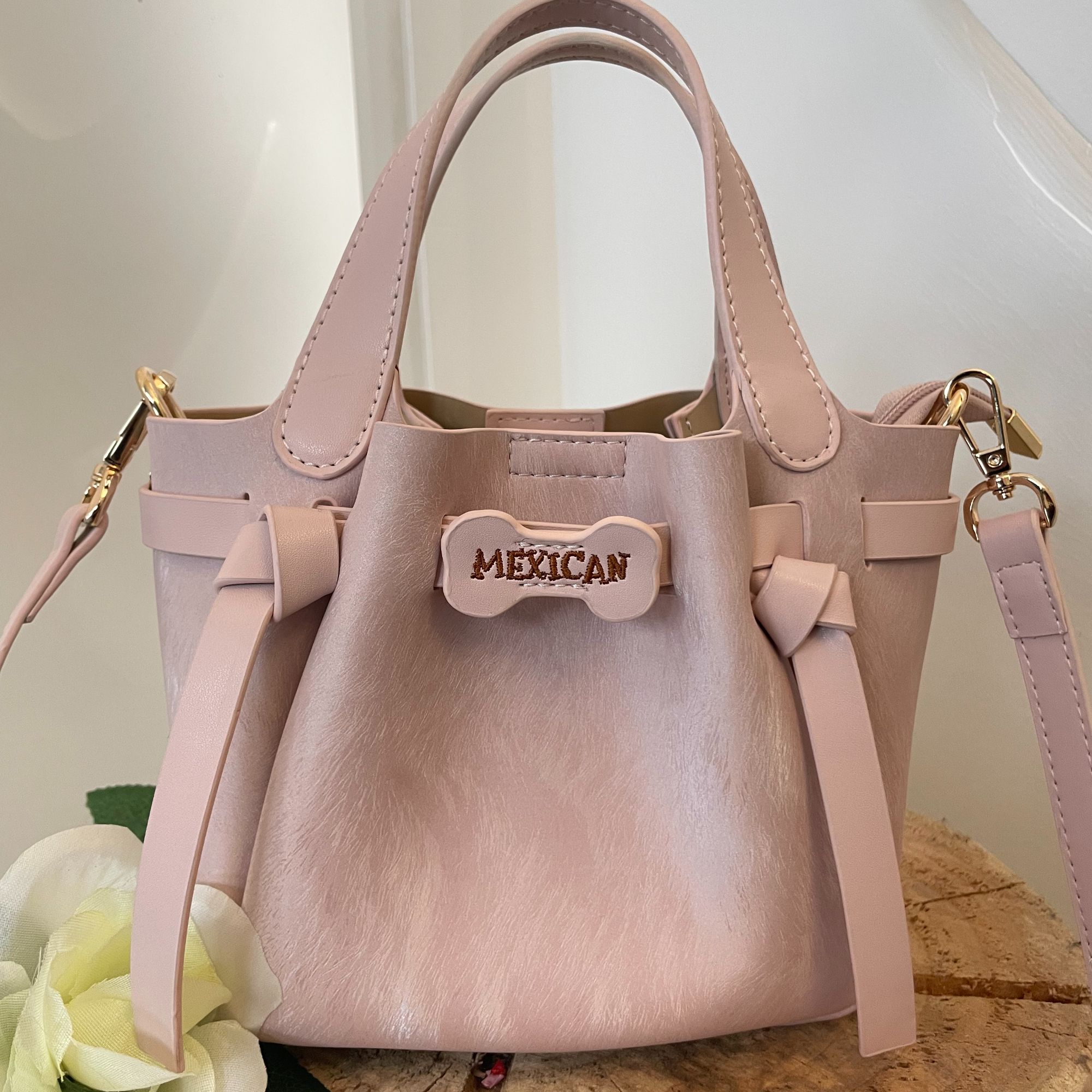 稻草人春季专柜新品大容量手提菜篮子精致ins斜挎包测