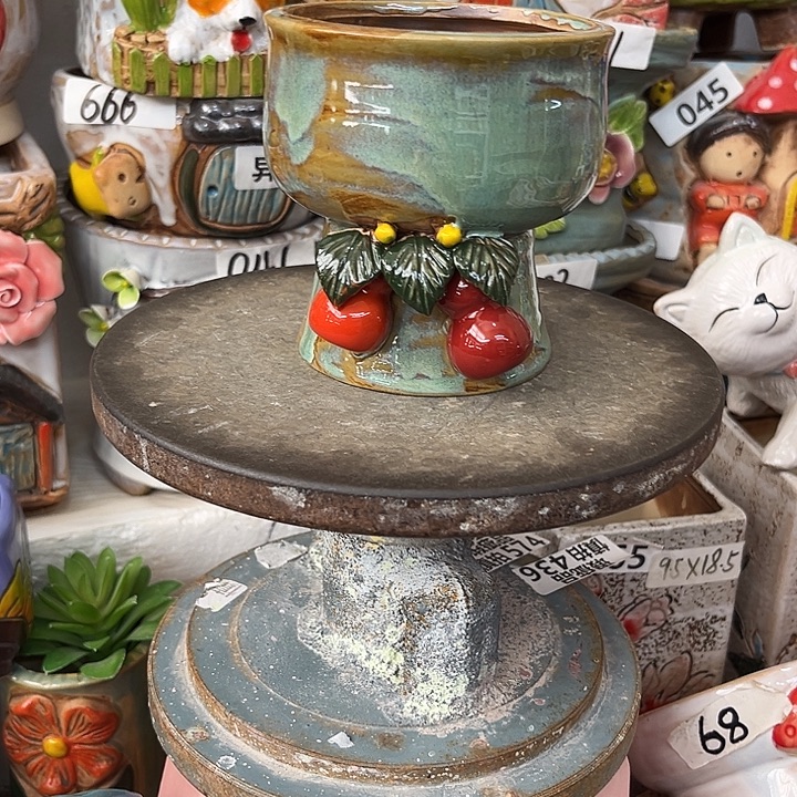 粗陶材质多肉花盆