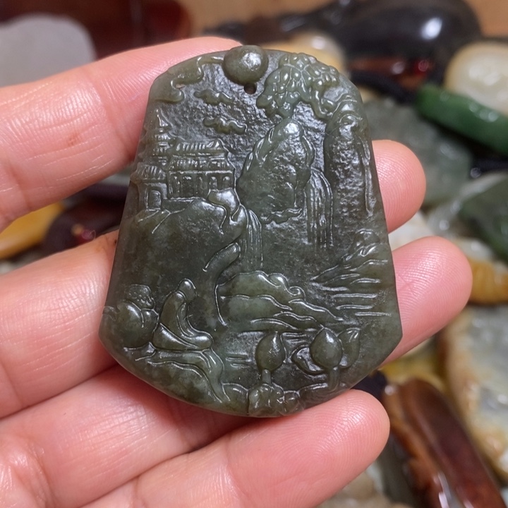 和田玉挂件未镶嵌