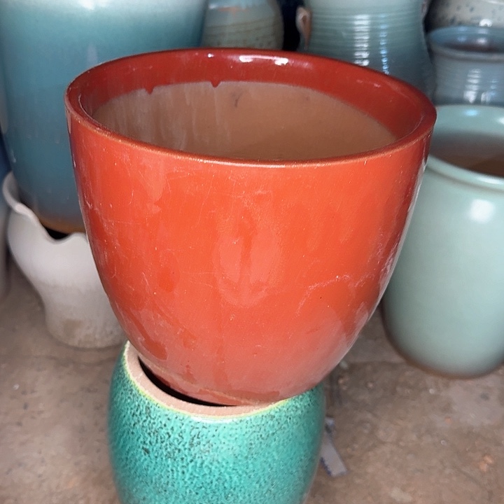 紫砂花盆微瑕花盆处理来啦