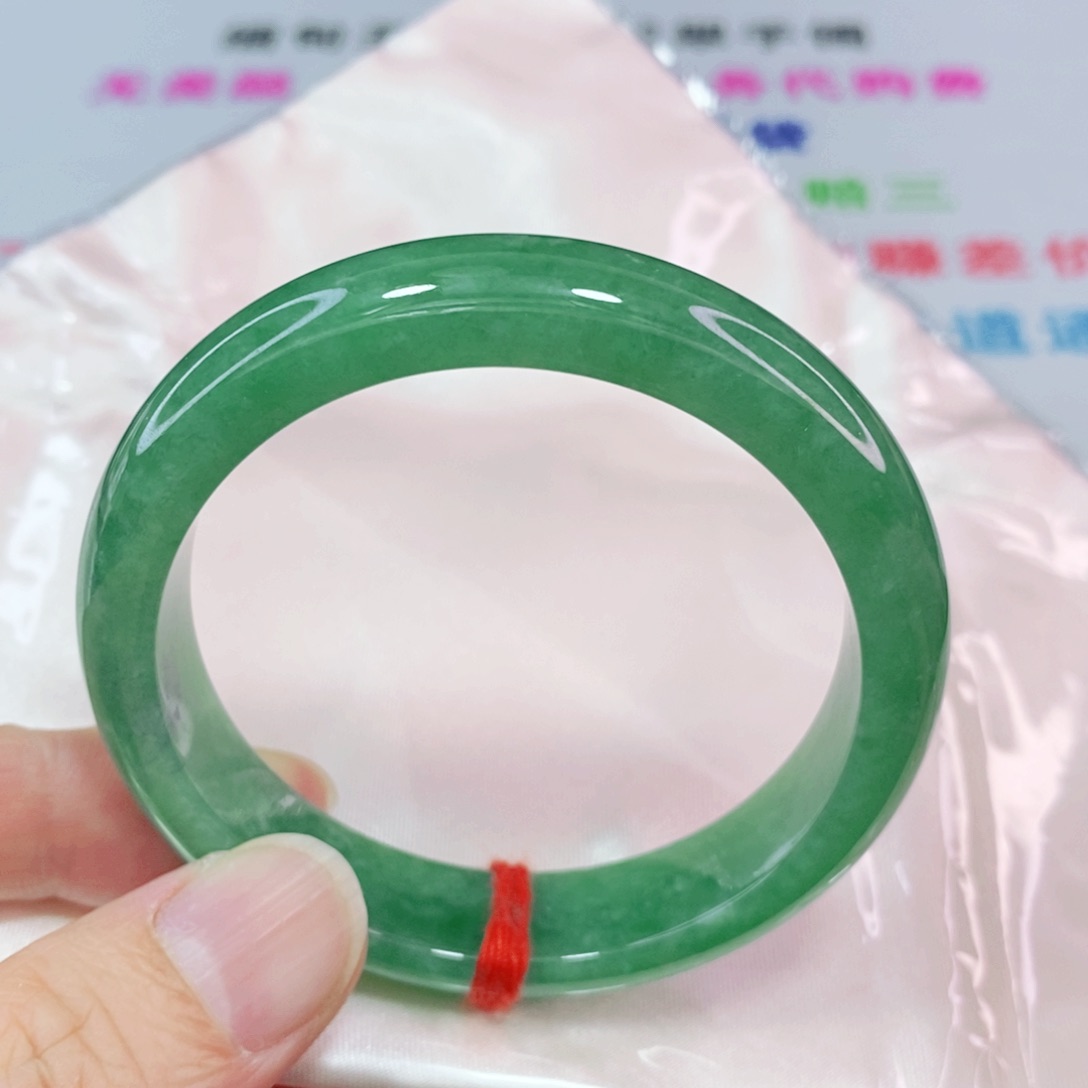 未镶嵌手镯翡翠51.7圈口正圈