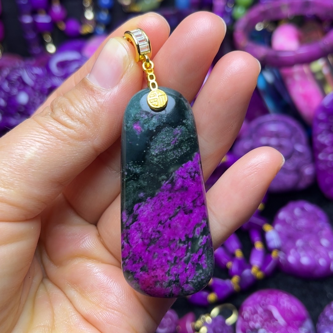 紫砂猪油冻玉华无事牌5