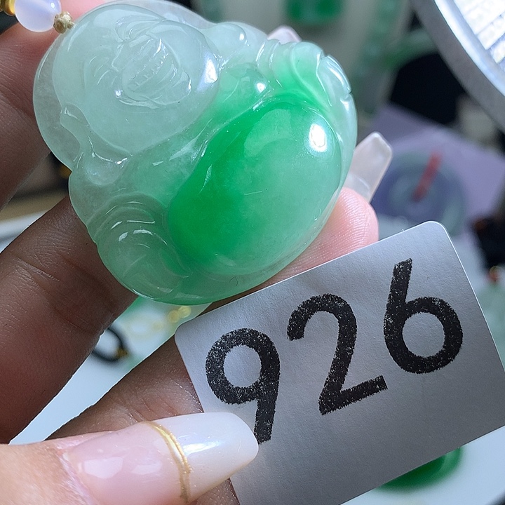 翡翠未镶嵌吊坠(赠链)翡翠