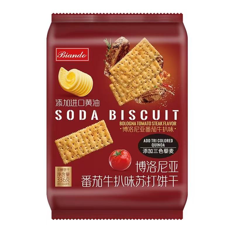 BIANDO苏打饼干336g*2