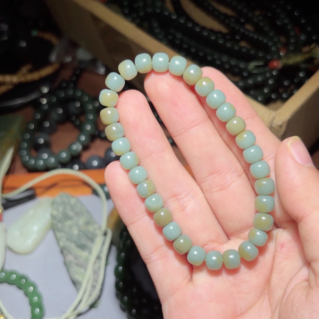 和田玉手链未镶嵌