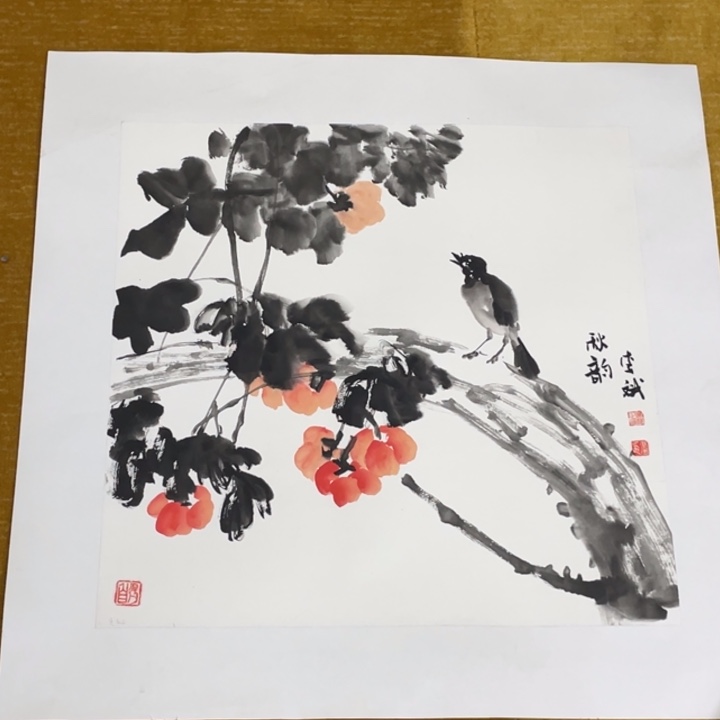 国画绘画作品李老师666666