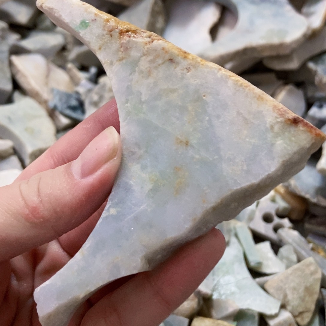 翡翠未镶嵌颈饰天然