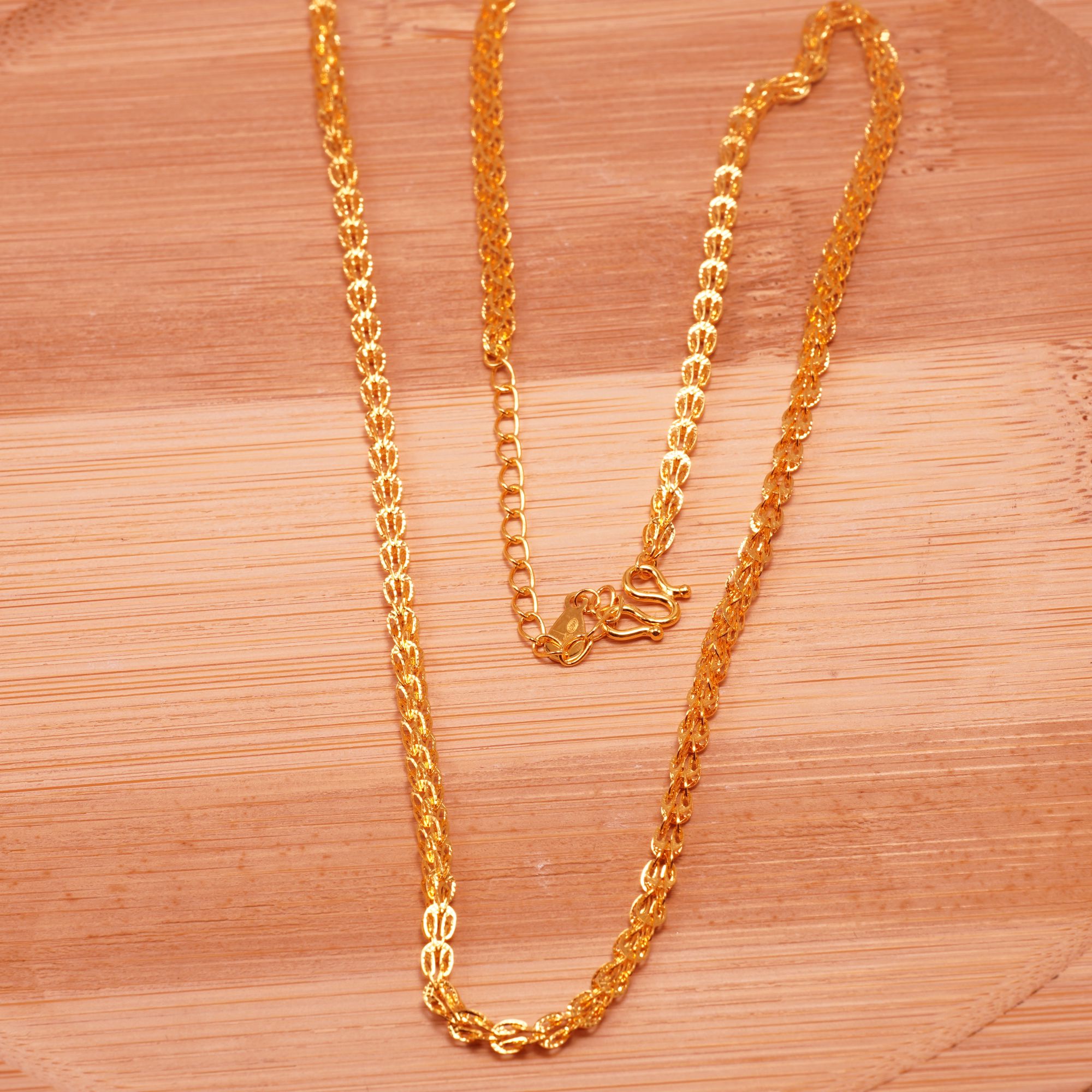 链子足银 凤尾链单链简约欧若风