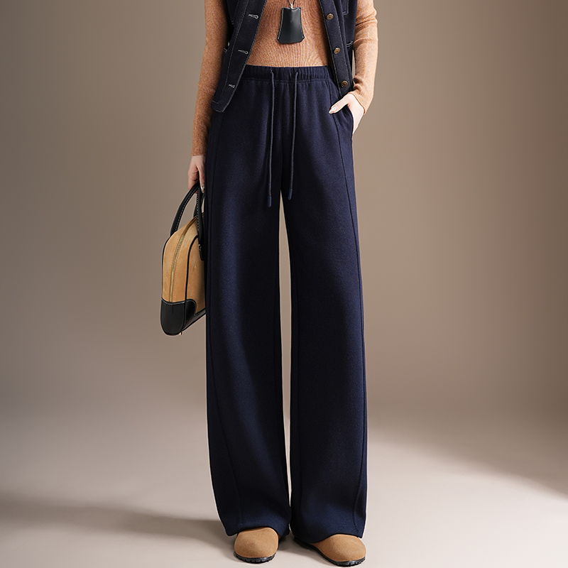 显瘦神器  高腰直筒裤女秋冬百搭高级感通勤神裤长腿必备