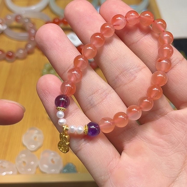 手链未镶嵌南红玛瑙