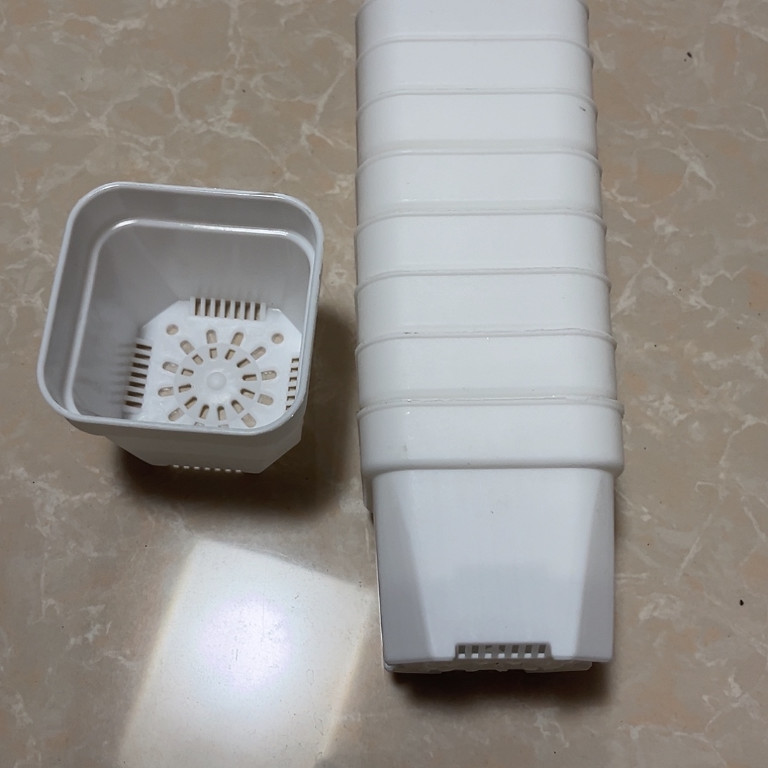 中厚口8高7白盆20个无托