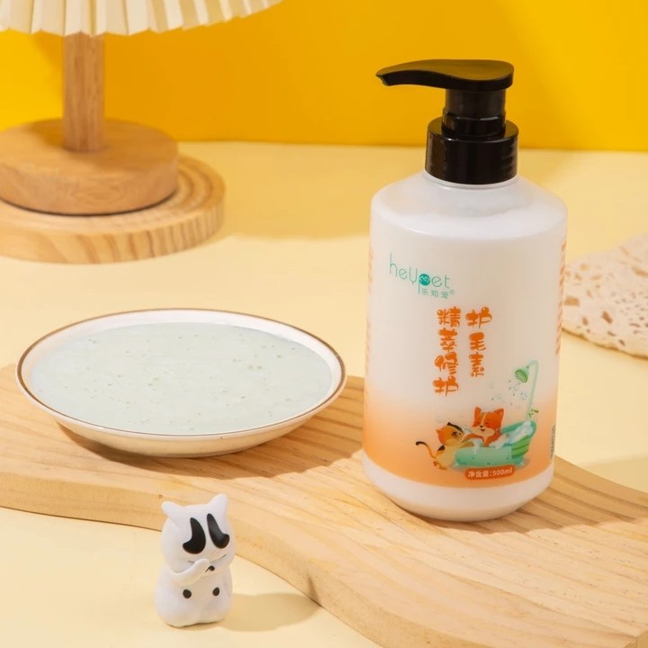 乐知宠宠物沐浴露护毛素香波清淡花香500ml